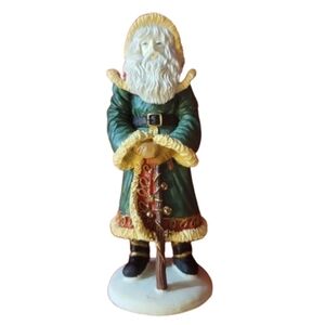 Carlton Cards FAR EAST Santa FIGURINE 1992 Take Home Series Christmas Vintage